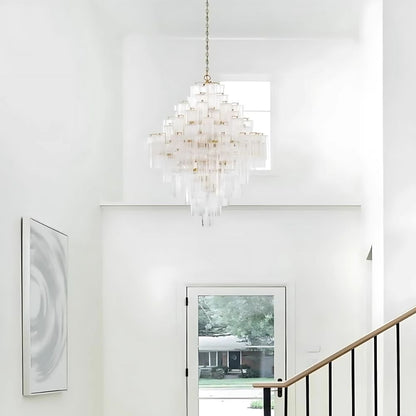 Arcdeco Large Glass Chandelier