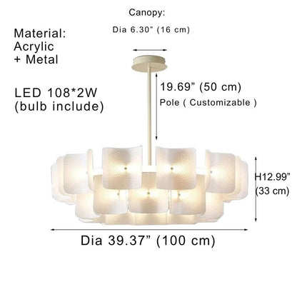 Arten Modern Acrylic Chandelier