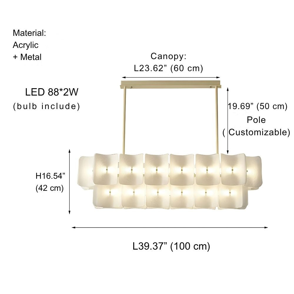 Arten Modern Acrylic Chandelier
