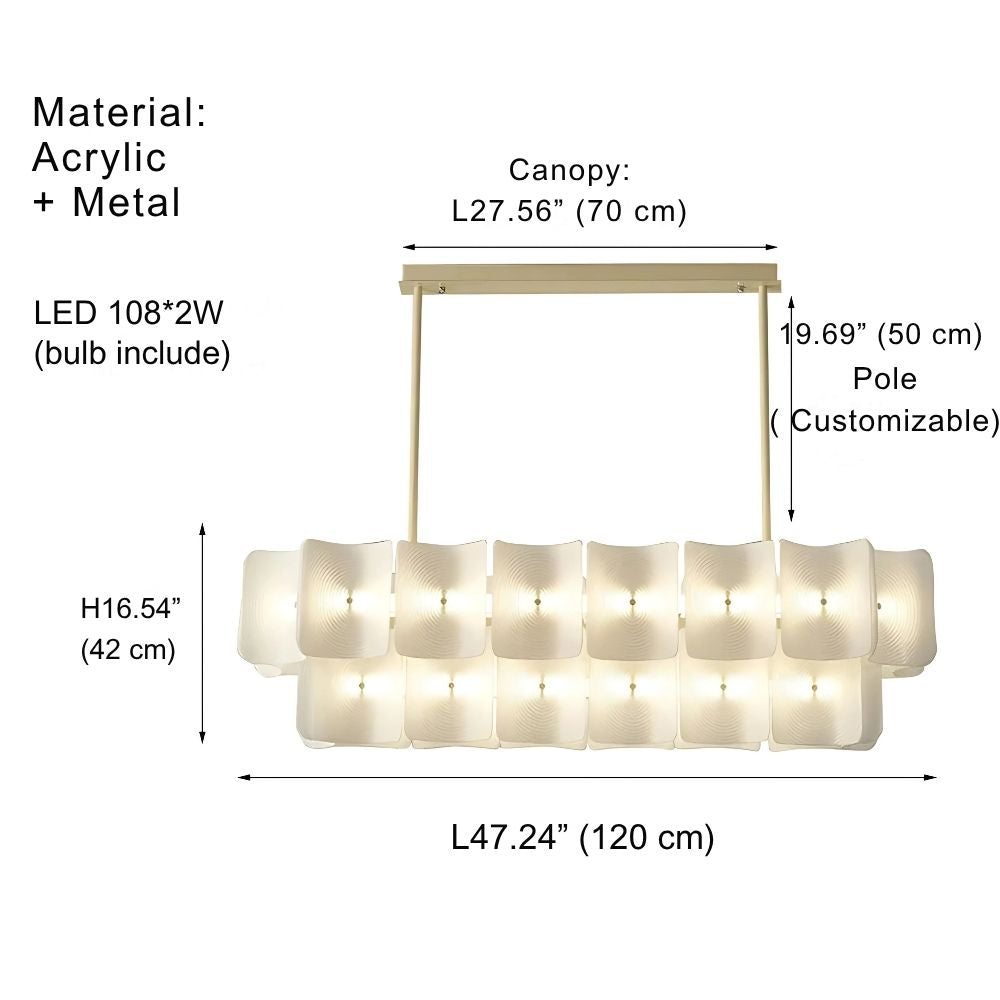 Arten Modern Acrylic Chandelier