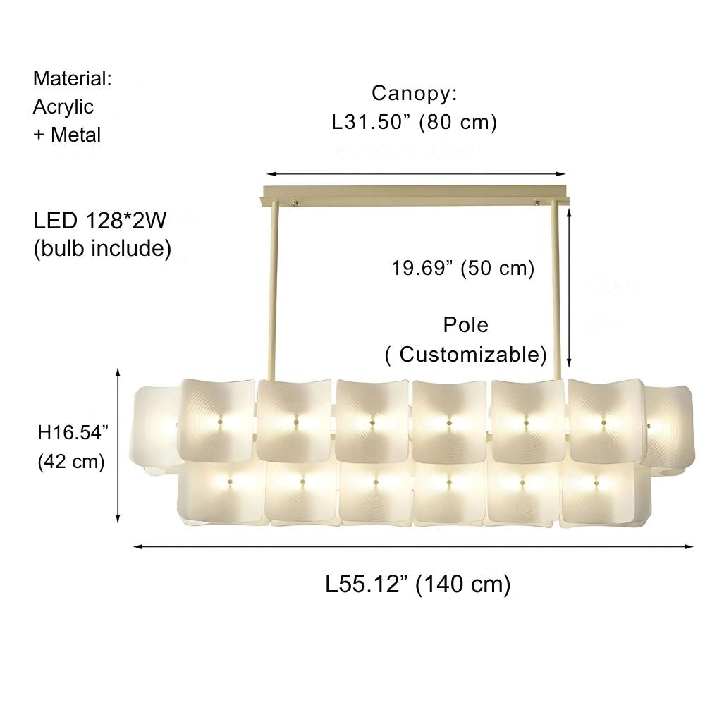 Arten Modern Acrylic Chandelier