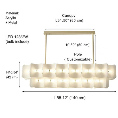 Arten Modern Acrylic Chandelier
