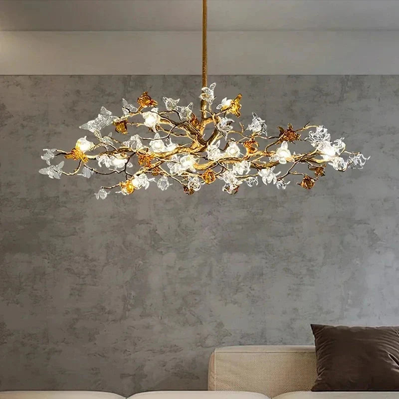 Classic Sculptural Branch Chandelier Lighting