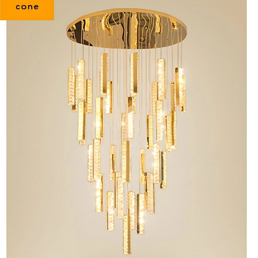 Aten Crystal Staircase Chandelier