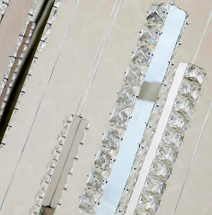 Aten Crystal Staircase Chandelier