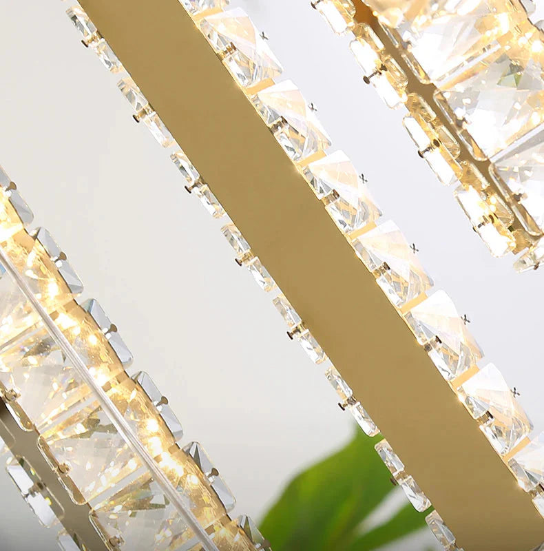 Aten Crystal Staircase Chandelier