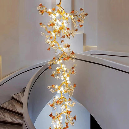 Aurora Branch Staircase Chandelier
