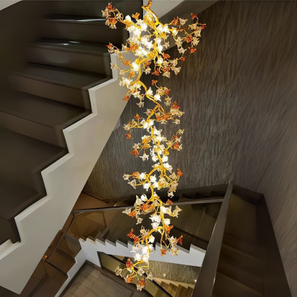 Aurora Branch Staircase Chandelier