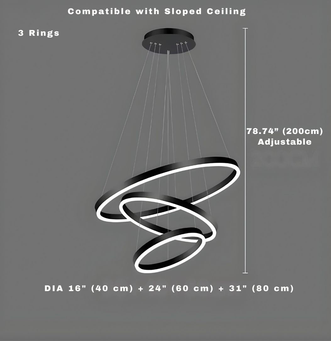 Aysan Modern Ring Chandeliers