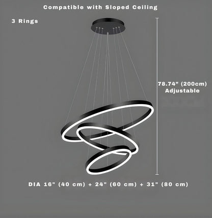 Aysan Modern Ring Chandeliers