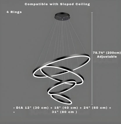 Aysan Modern Ring Chandeliers
