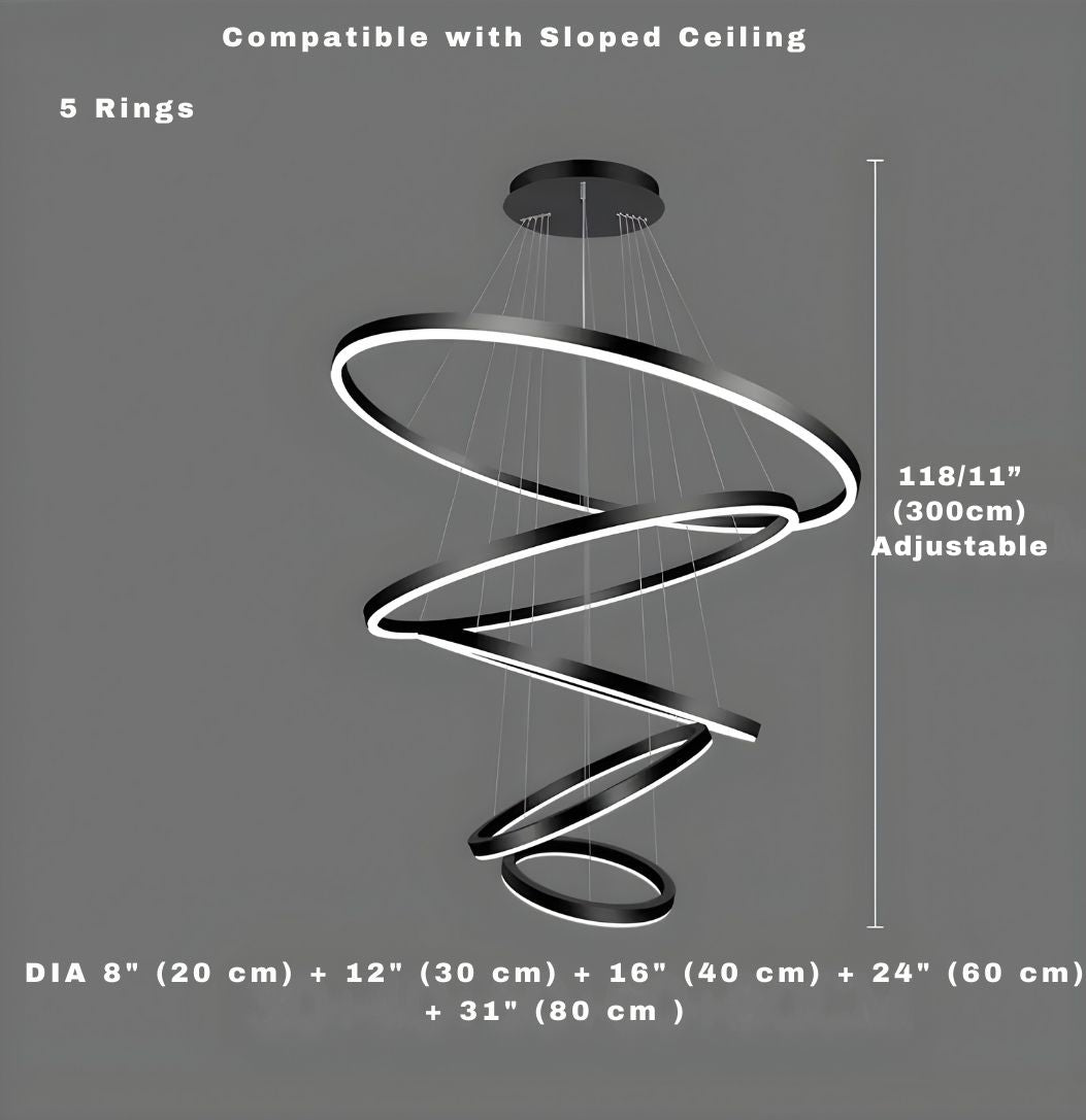 Aysan Modern Ring Chandeliers