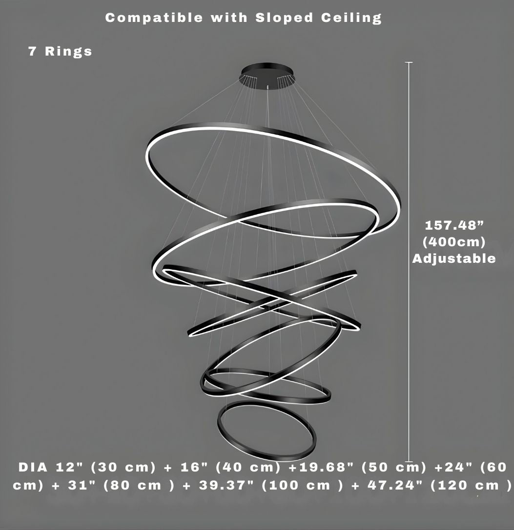 Aysan Modern Ring Chandeliers