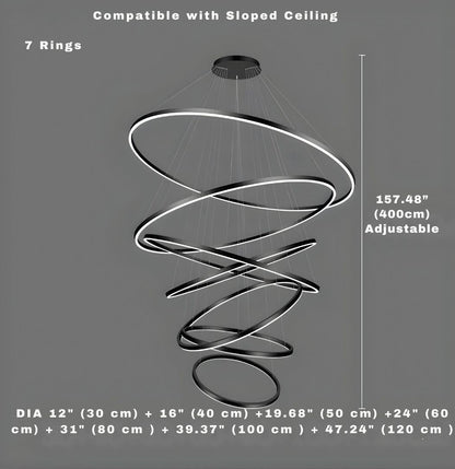 Aysan Modern Ring Chandeliers