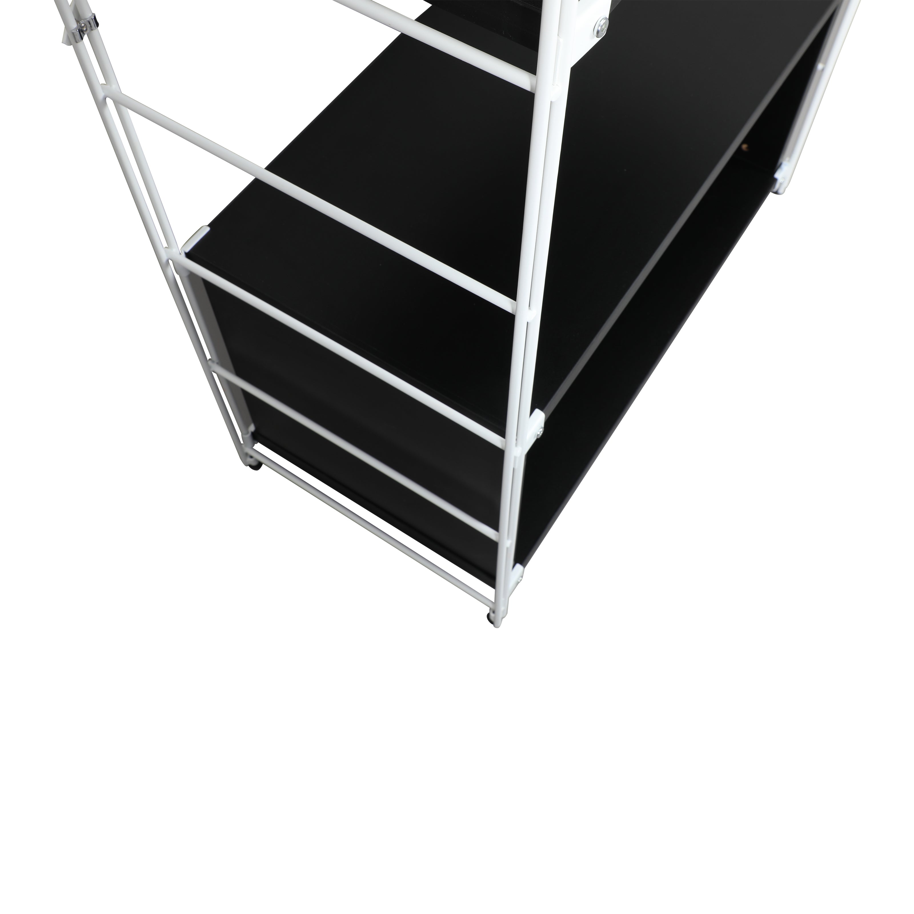 Brent Bookcase - White Steel Frame