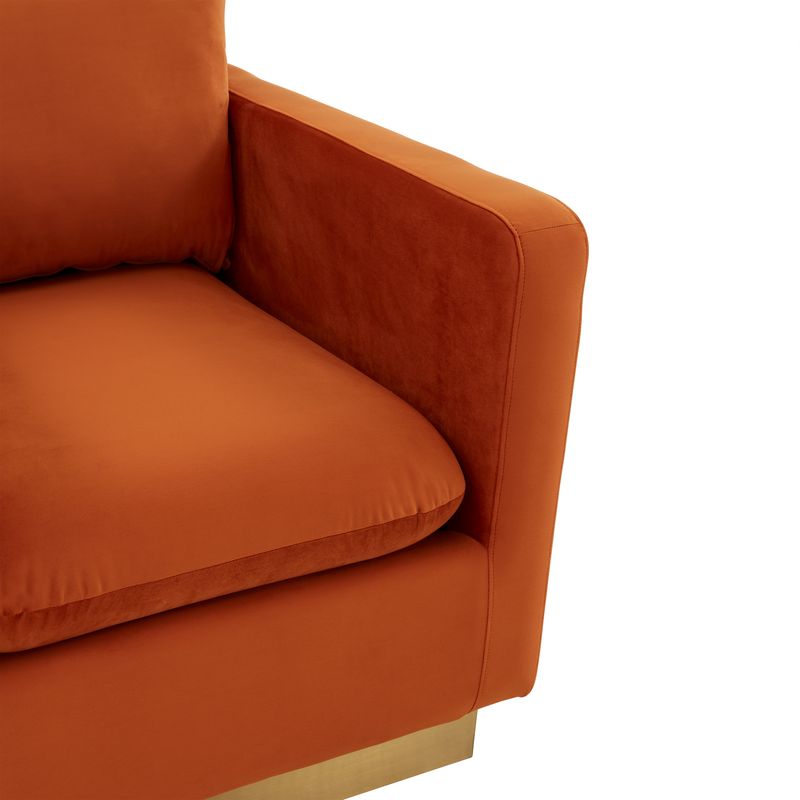 Elvira Velvet Accent Armchair