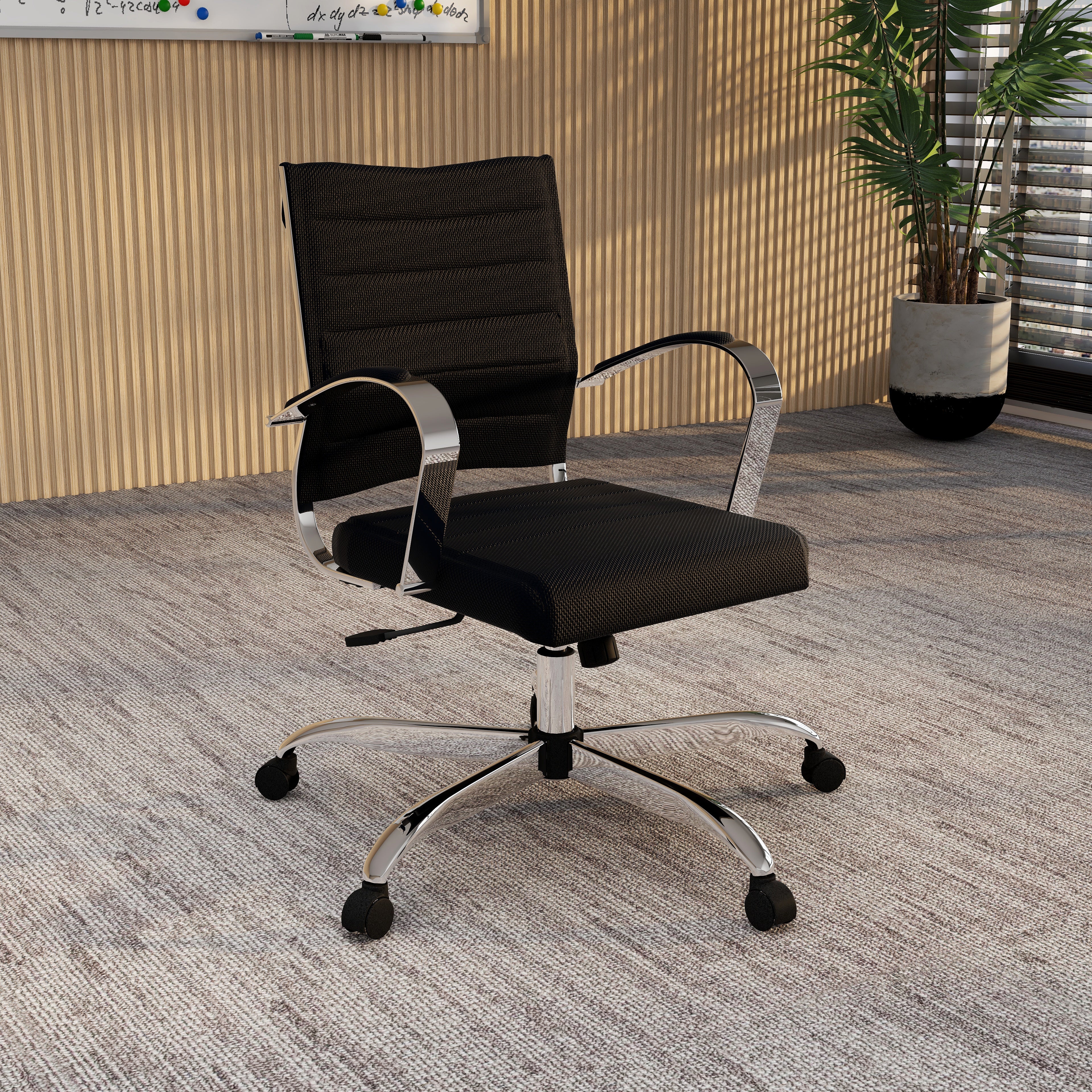 Benmar Home Mesh Office Chair in Black