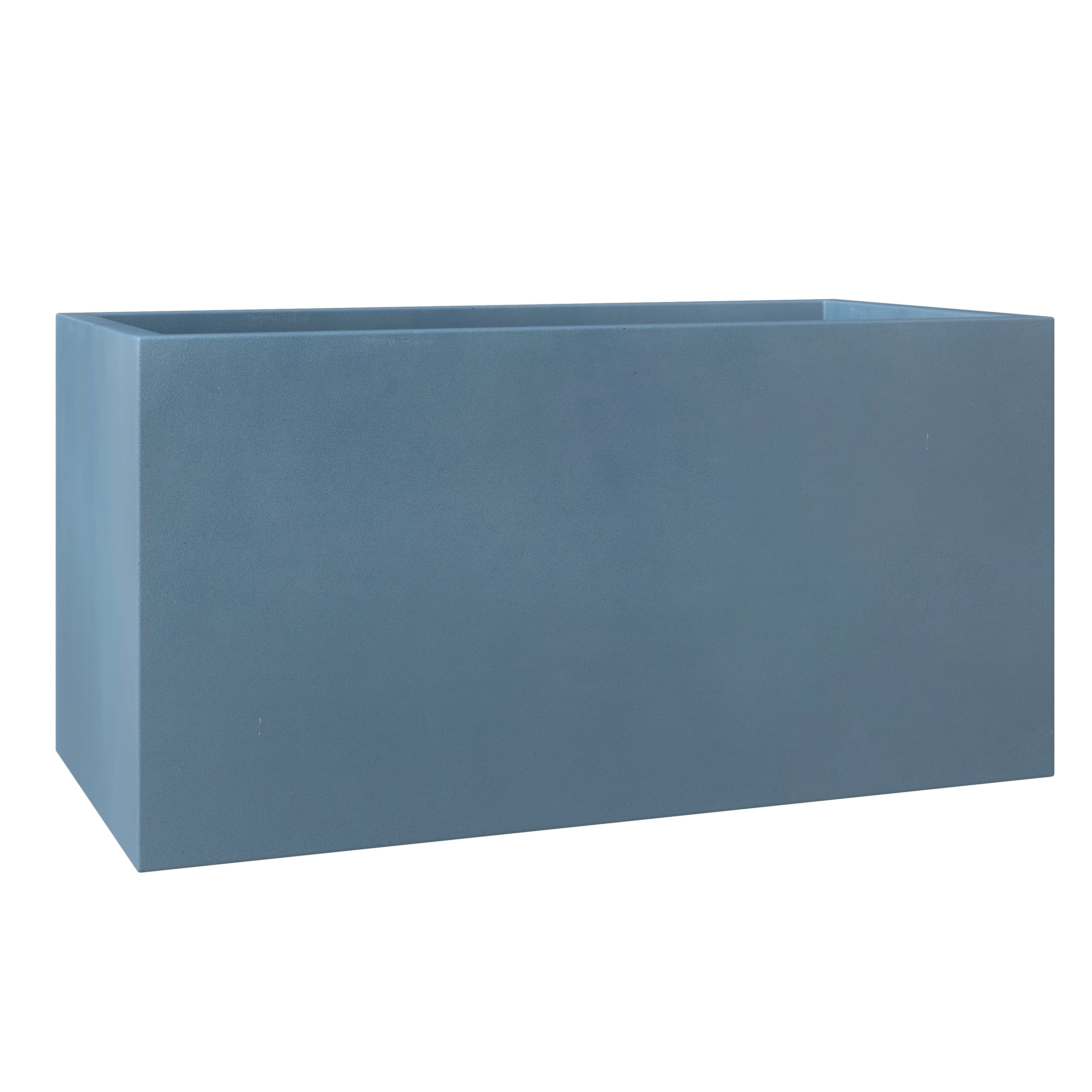 Bloom Series Poly Stone Planter 9" , 19.7" Long In Aged Concrete