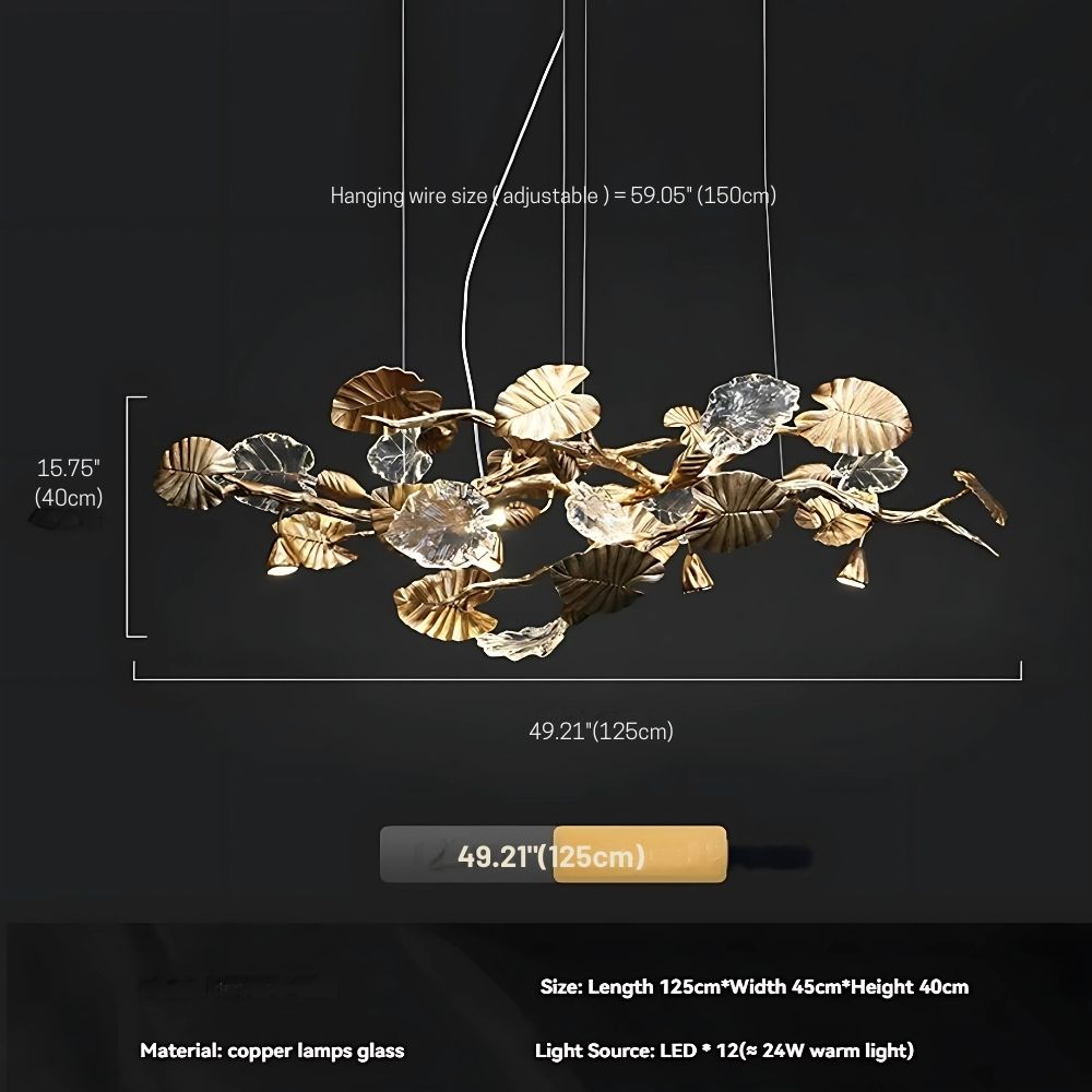 Bedya Linear Branch Chandelier