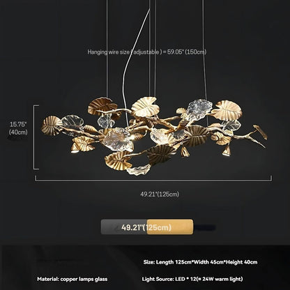 Bedya Linear Branch Chandelier