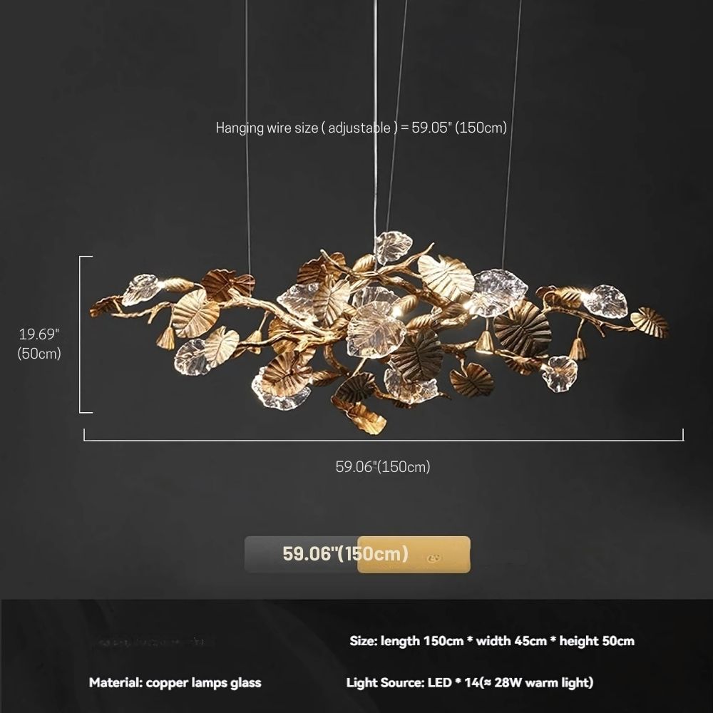 Bedya Linear Branch Chandelier