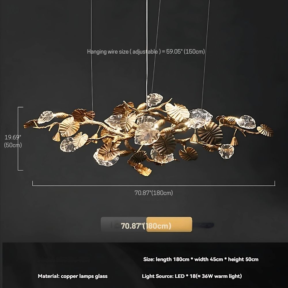 Bedya Linear Branch Chandelier