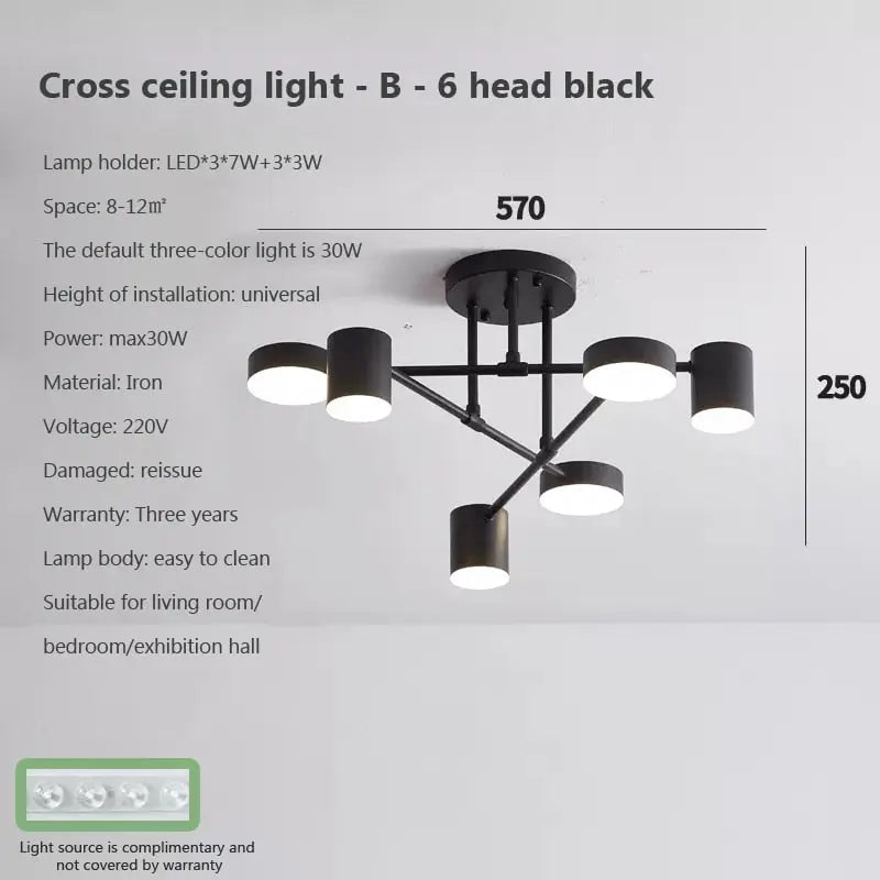 Belia Modern Ceiling Chandelier