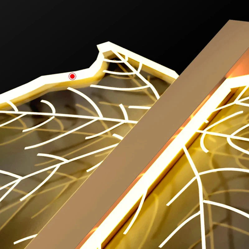 Bely Nordic Gold Long Stairwell Chandelier - Ceiling Light