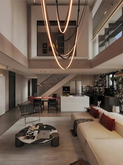 Classic Leather Belt Pendant Light