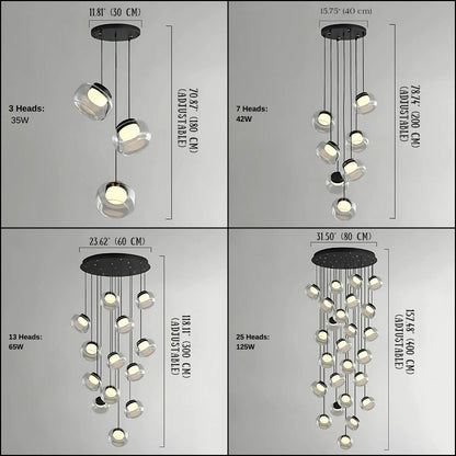 Classic Staircase Pendant Light