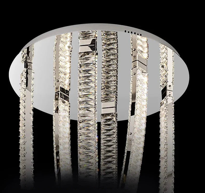 Bix Crystal Hanging Chandelier