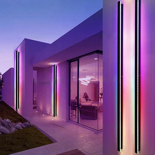 Rustics Rgb Outdoor Wall Lights