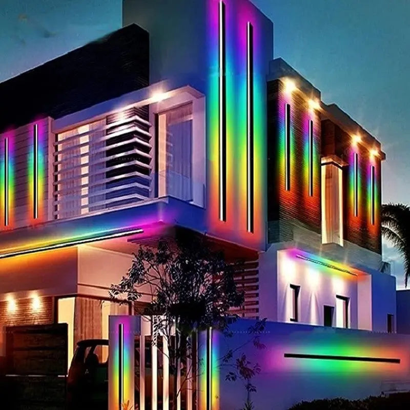 Modern Rgb Outdoor Wall Lights
