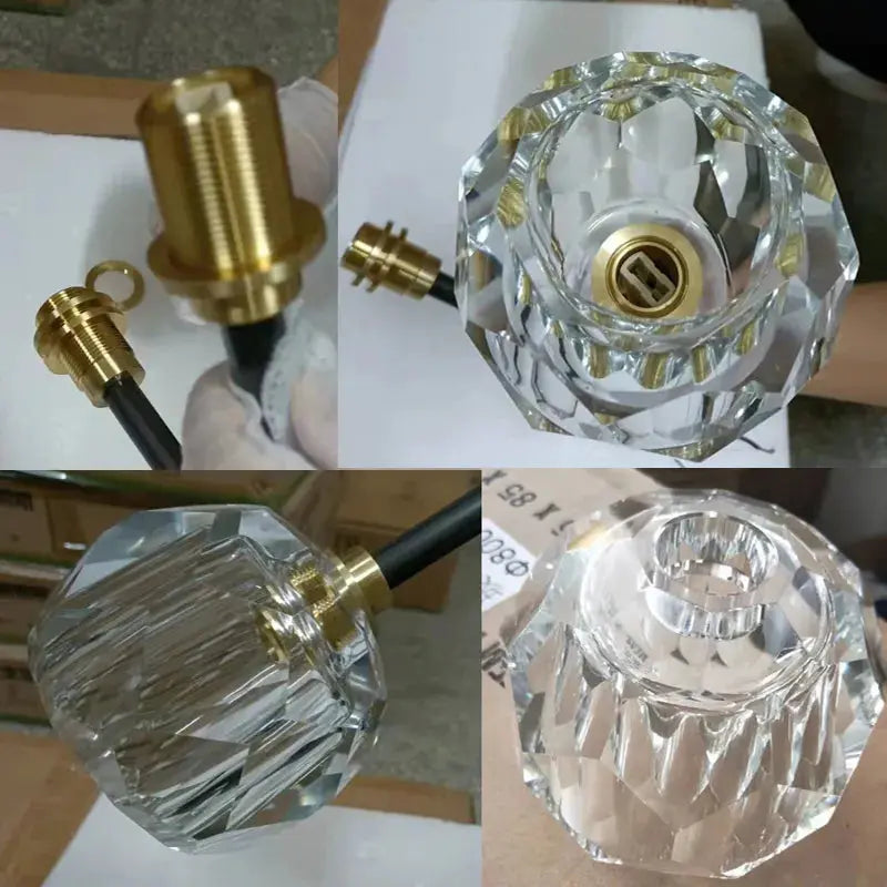 Boule De Style Cristal Chandelier