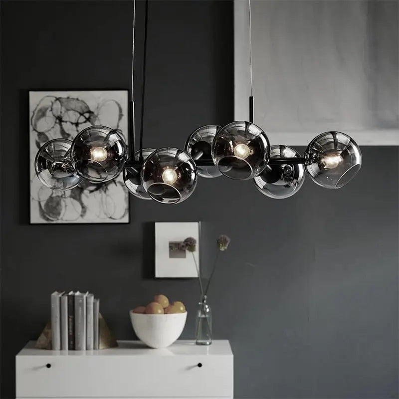 Branching Bubble Chandelier Dining Room