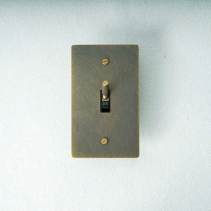 Seus Brass Toggle Light Switch