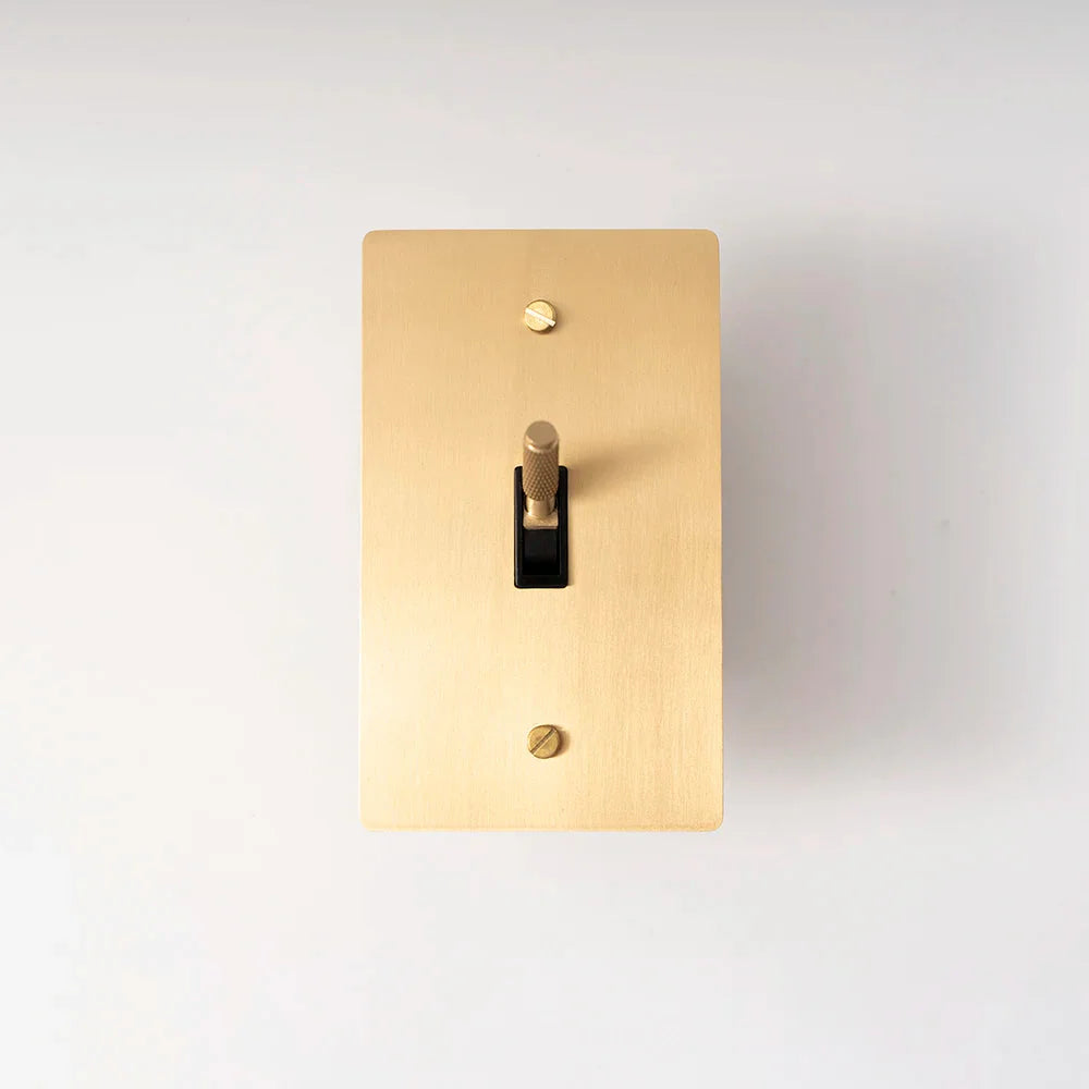 Seus Brass Toggle Light Switch