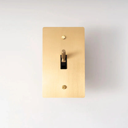 Seus Brass Toggle Light Switch