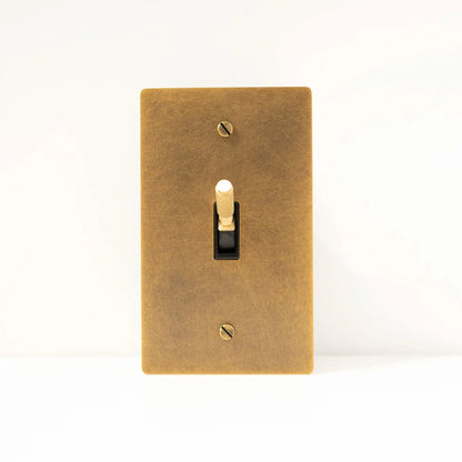 Seus Brass Toggle Light Switch
