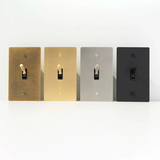 Seus Brass Toggle Light Switch