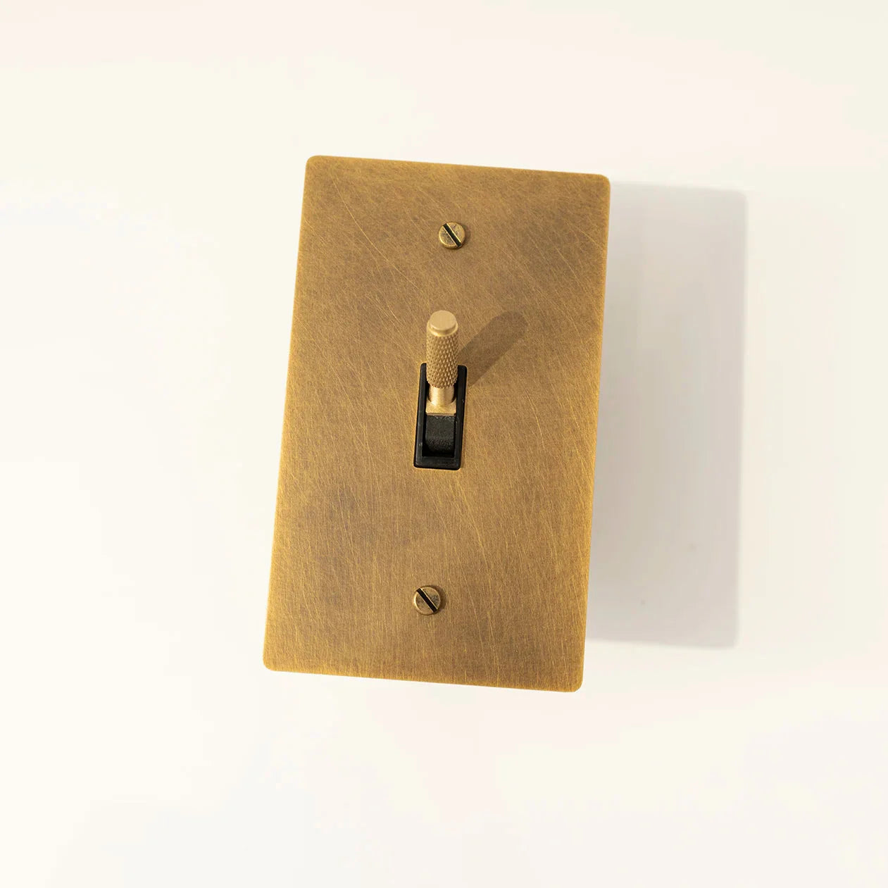 Seus Brass Toggle Light Switch