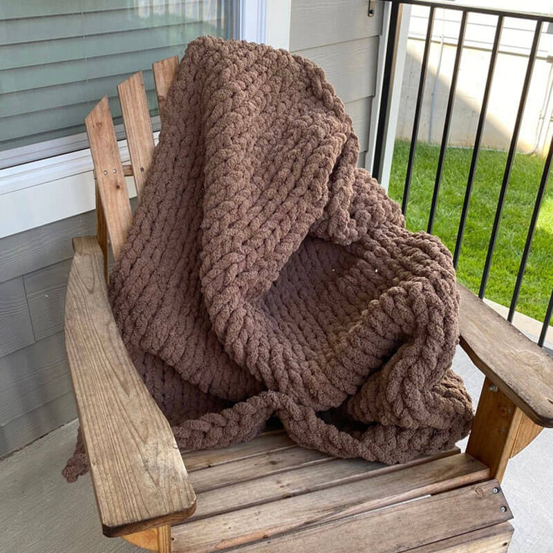 Chunky Knit Blanket