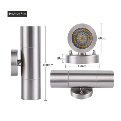 Rustics Nickel Outdoor Wall Lights