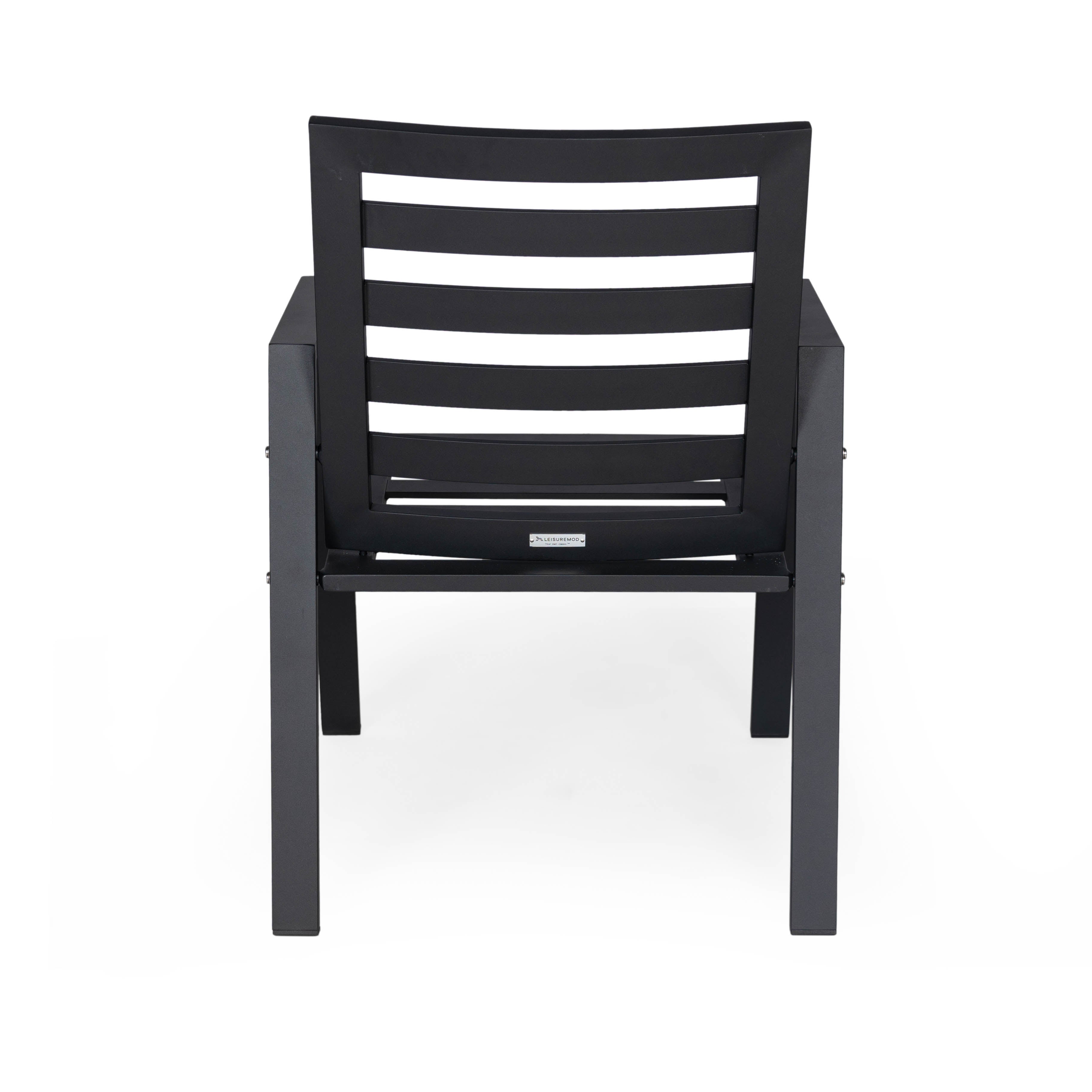 Agnes Patio Aluminum Dining Armchair