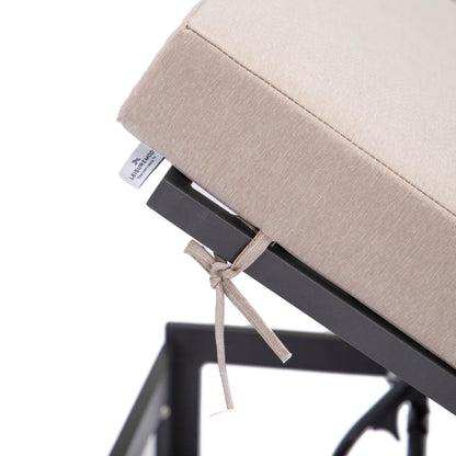 Chelsea Modern Outdoor Chaise Lounge Chair With Cushions Set of 2