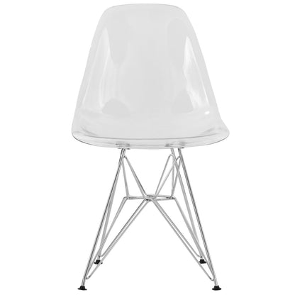 Cresco Molded Eiffel Side Chair, Set of 2
