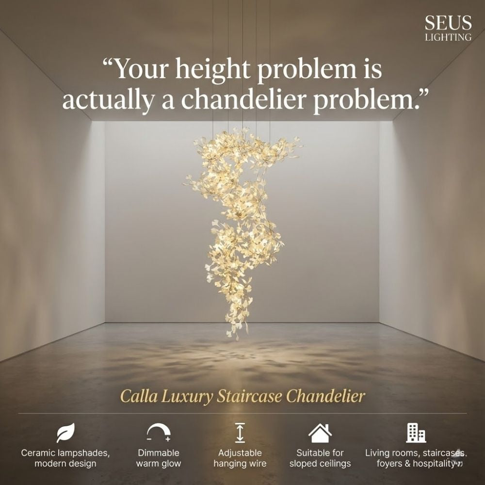 Calla Luxury Staircase Chandelier