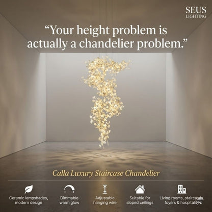 Calla Luxury Staircase Chandelier
