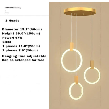 Cedi Led Staircase Chandelier