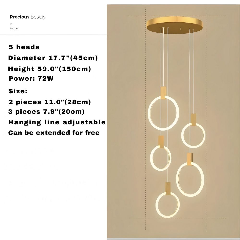 Cedi Led Staircase Chandelier